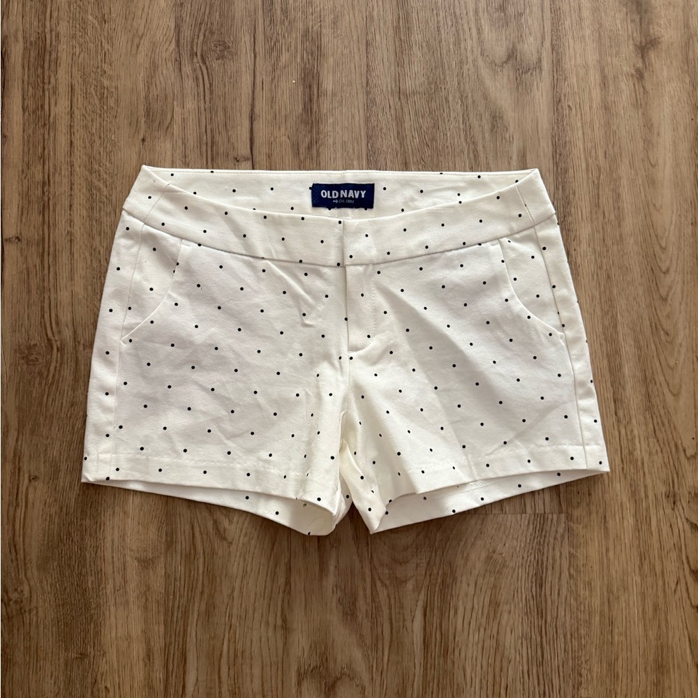 Old Navy Pixie Polka Dot Chino Shorts - Size L